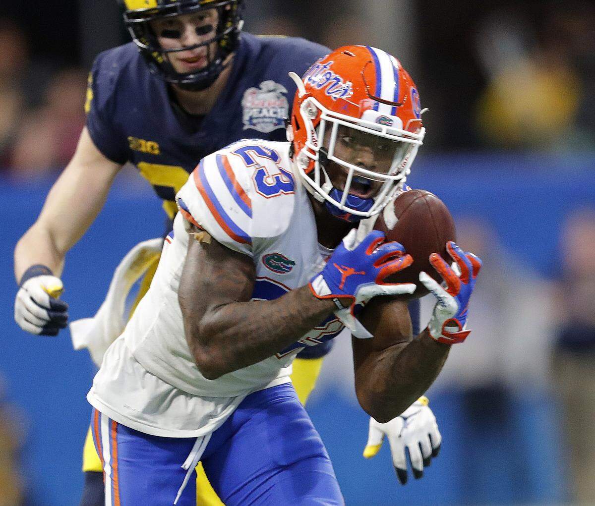 Defensive back Chauncey Gardner-Johnson of Florida could provides the New Orleans Saints some insurance if they lose Vonn Bell in free agency next year.