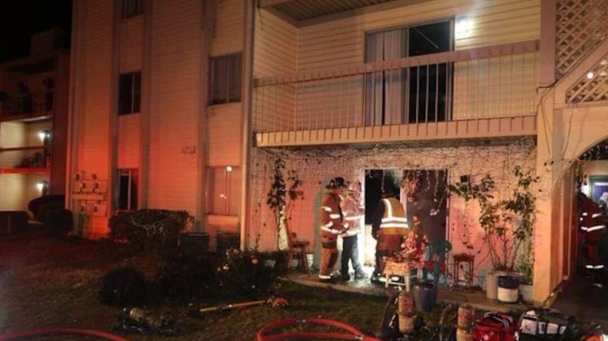 Two people were killed in a fire early Wednesday morning at an apartment complex in east Charlotte, according to the Charlotte Fire Department.