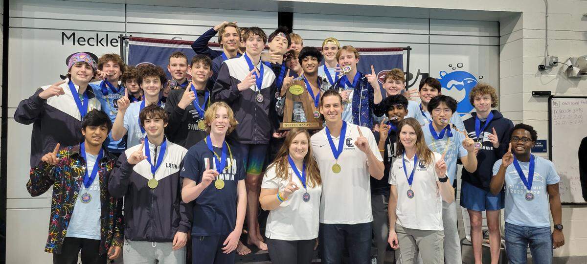 Charlotte Latin’s 2023-24 boys’ swim team