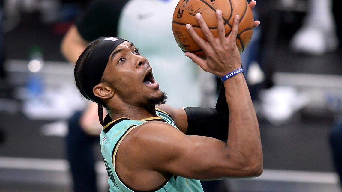 Charlotte Hornets guard Devonte Graham scored a season-high 31 points in May against the Denver Nuggets. It was his first game back from missing four with a knee injury.