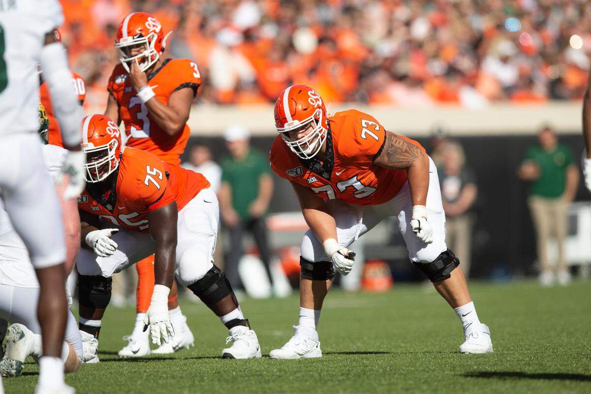 Image Taken at the Oklahoma State Cowboys vs Baylor Bears Football Game, Saturday, October 19, 2019, Boone Pickens Stadium, Stillwater, OK. Bruce Waterfield/OSU Athletics