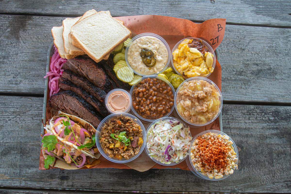 Jon G’s Barbecue serves Texas-style barbecue.