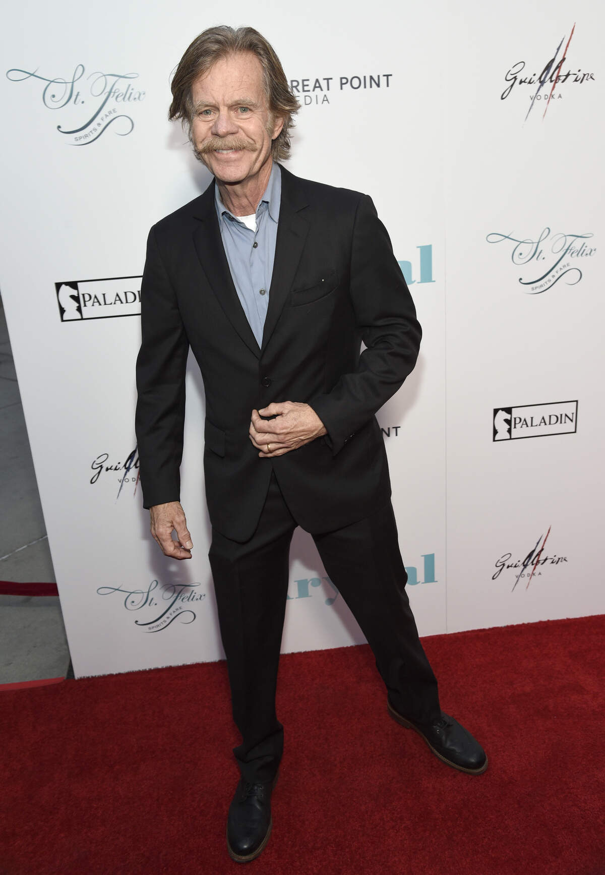 William H. Macy, shown arriving at the Los Angeles premiere of "Krystal" last Thursday, has directed two other film comedies but is best-known for acting in films such as "Boogie Nights" and "Pleasantville."