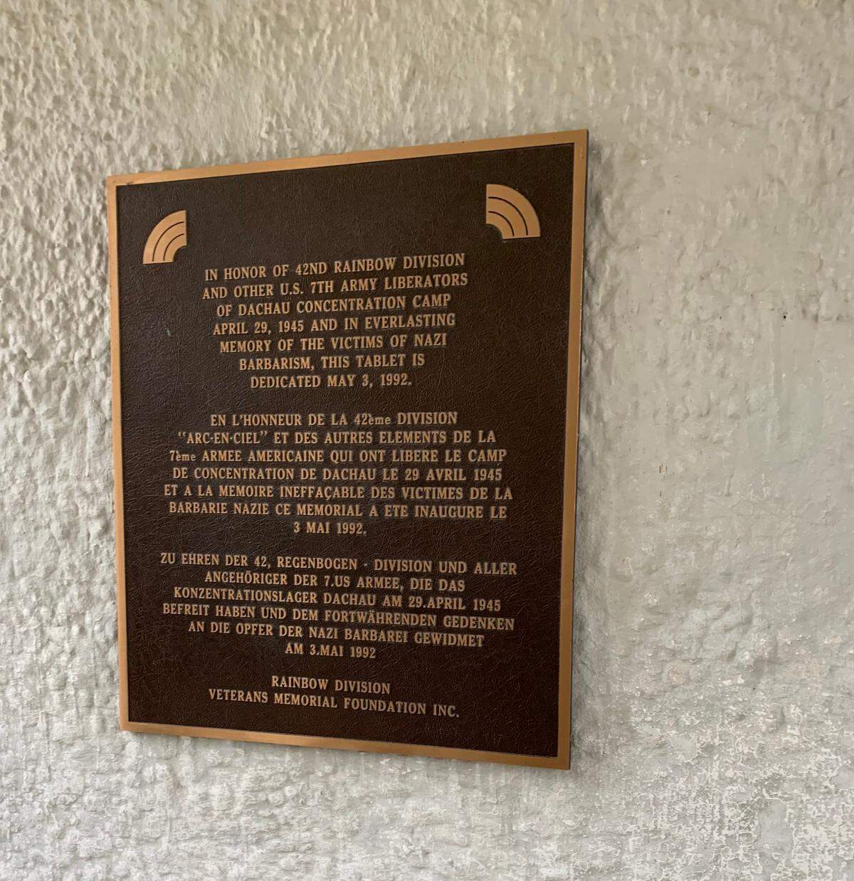 The Dachau concentration camp was used by the Nazis during World War II to imprison and later kill thousands of men, Jewish or otherwise, from 1933-1945. Pictured is one of the many memorials at the site today.