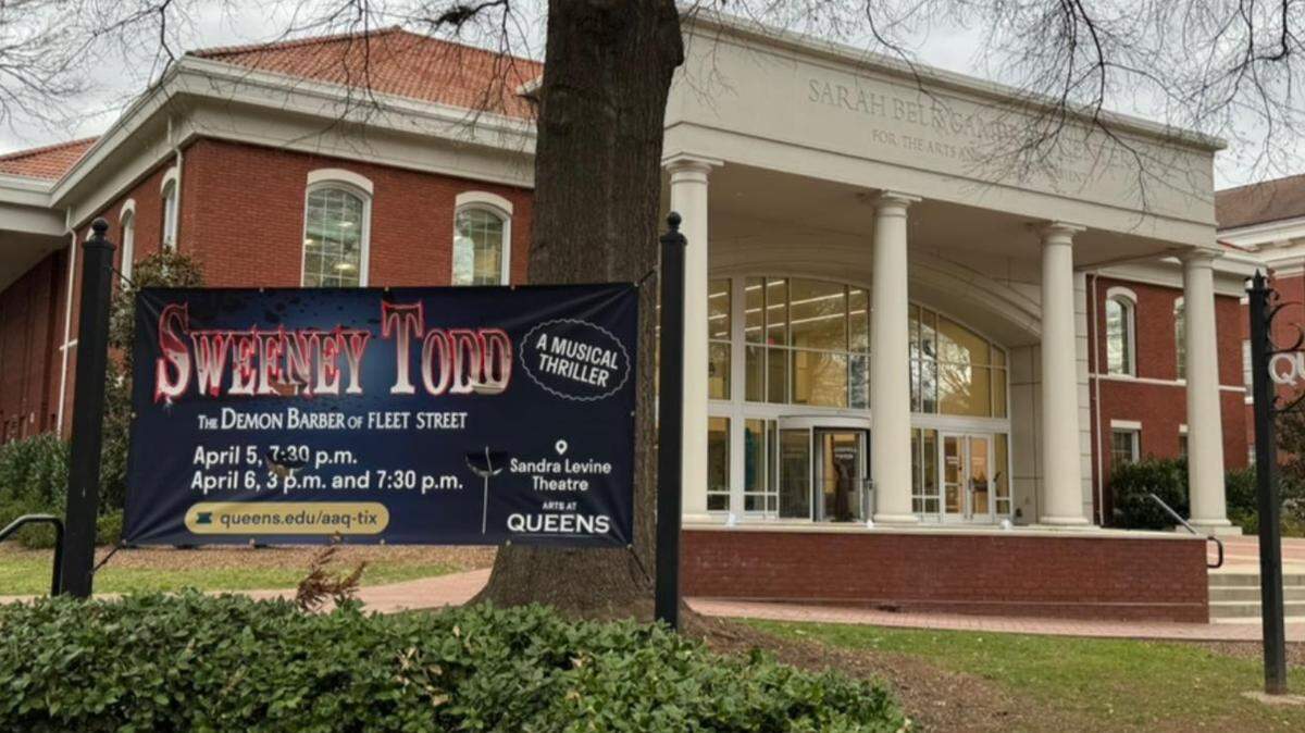 “Sweeney Todd: The Demon Barber of Fleet Street” will be performed three times this weekend at the Gambrell Center at Queens University of Charlotte.
