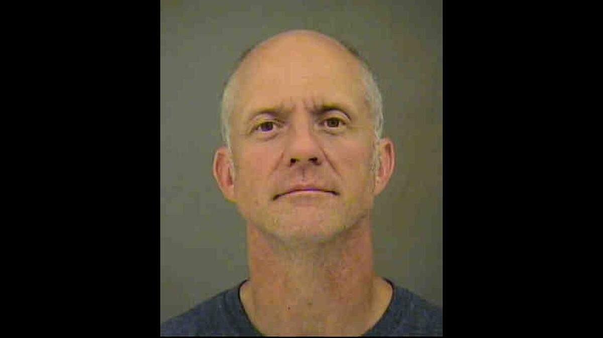 Tim Newman, 54, was arrested and charged with misdemeanor stalking in October 2018.