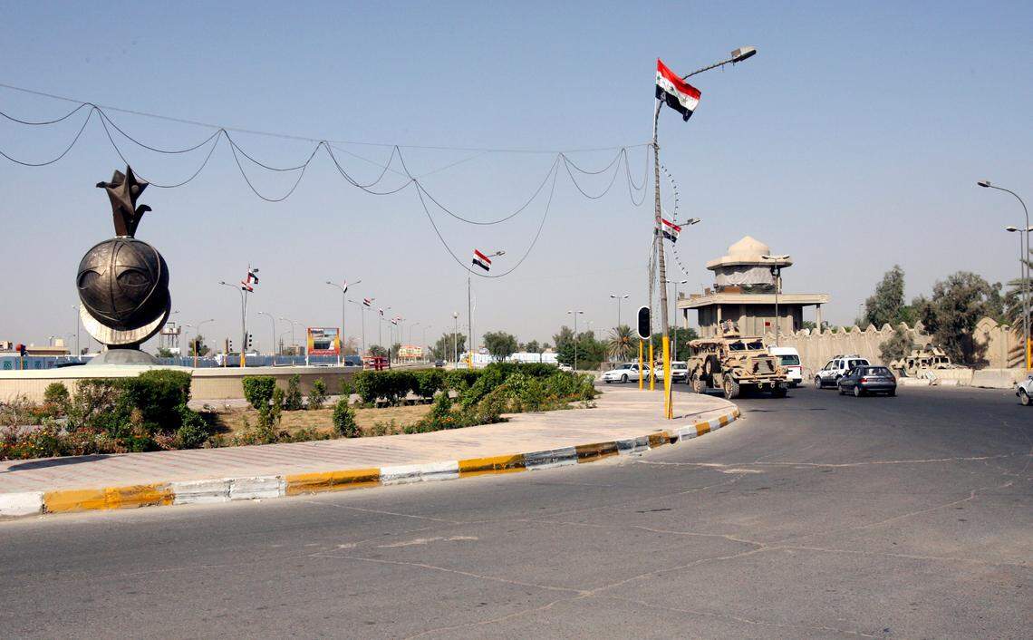 Al-Nisoor Square is seen in Baghdad, Iraq on Thursday, Sept. 20, 2007, four days after a shootout involving a Blackwater security detail protecting a U.S. State Department convoy. Relations between the U.S. and Iraqi governments remained strained in the wake of Sunday’s shooting involving Blackwater USA security guards, which Iraqi officials said left at least 11 people dead. Prime Minister Nouri al-Maliki suggested the U.S. Embassy find another company to protect its diplomats. (AP Photo/Khalid Mohammed)