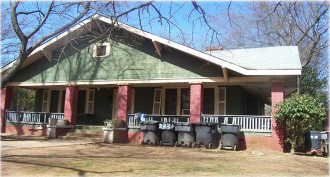 The Lockwood house before owner Chris Dennis made renovations. It was originally built in 1926 by Arthur C. Butler.