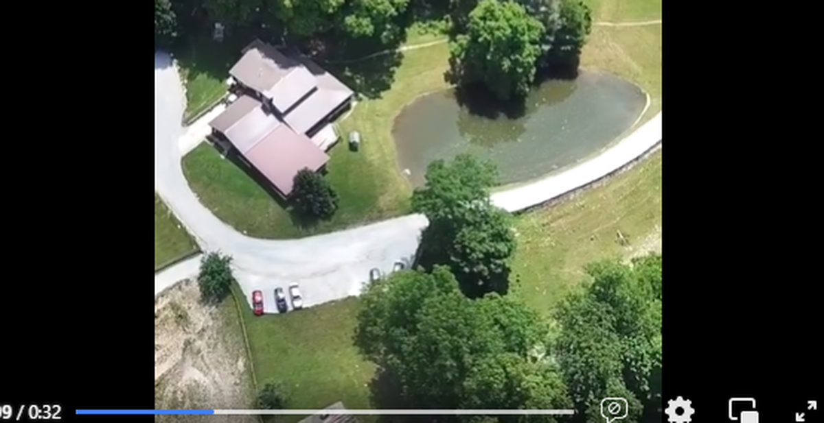 Aerial view of Trails Carolina camp.