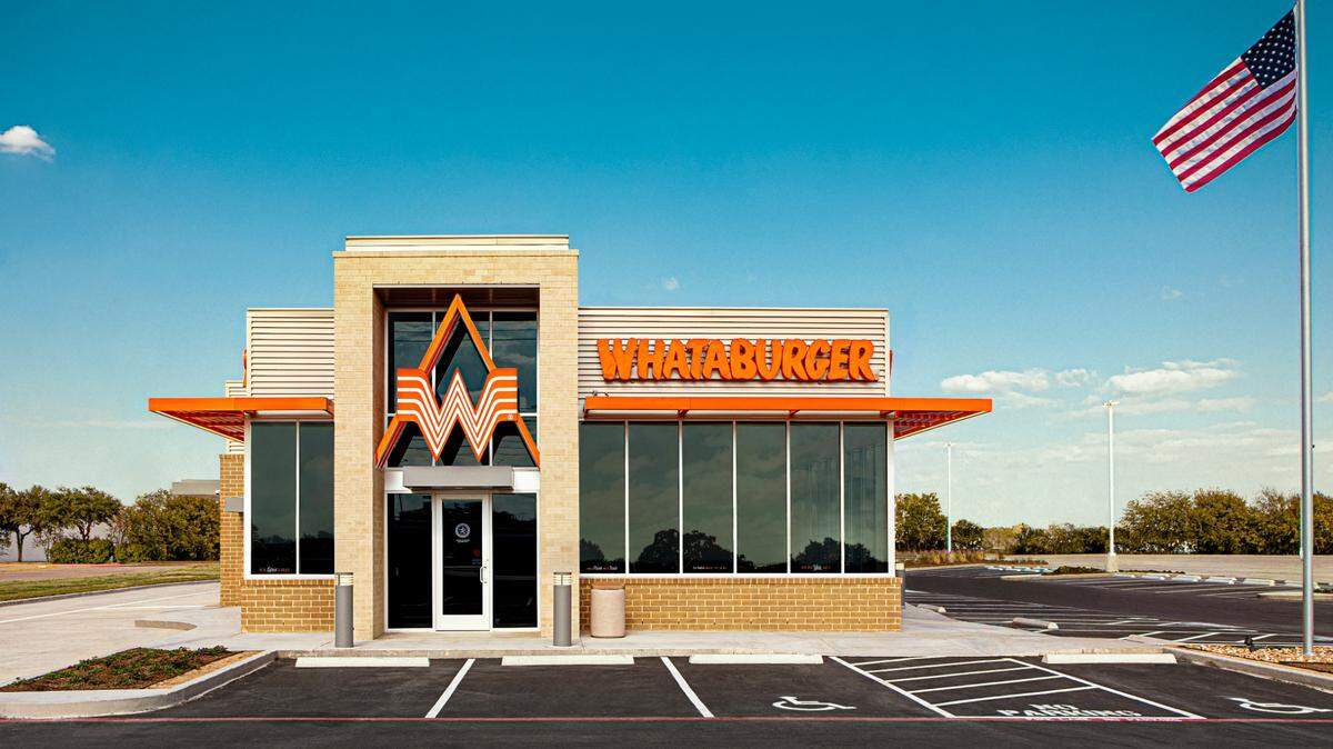 A rendering showcases Whataburger’s new building prototype.