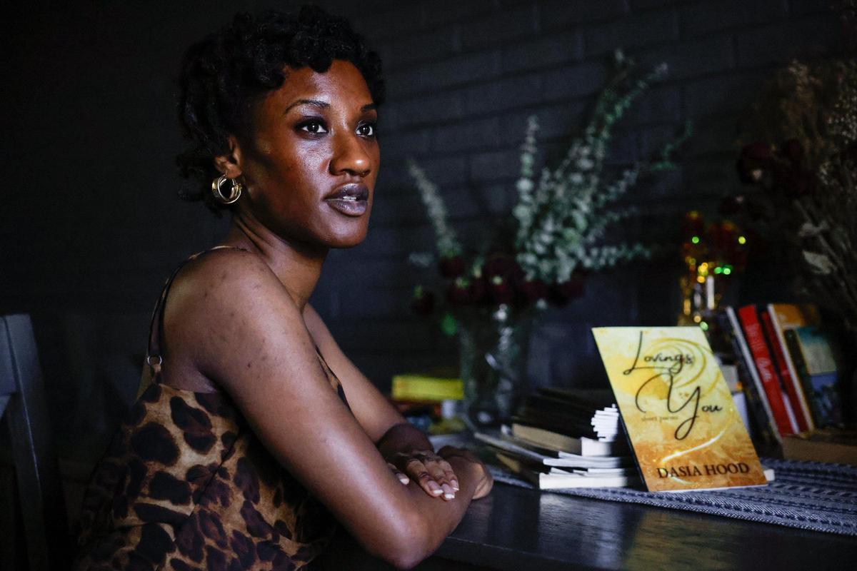 Dasia Hood is an interdisciplinary artist with an upcoming show at the McColl Center called “Dark and Divine.” It’s about “placing Black bodies at the center of art and cultural expression.”