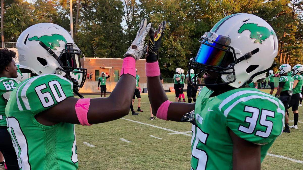 Myers Park hosted South Mecklenburg on homecoming Friday