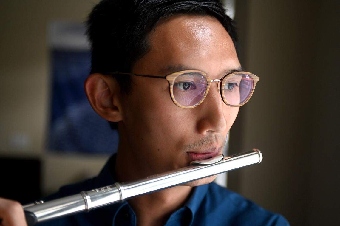 Victor Wang, principal flute for the Charlotte Symphony, said the pandemic accelerated a shift in his priorities and helped him reflect on the important things in life.