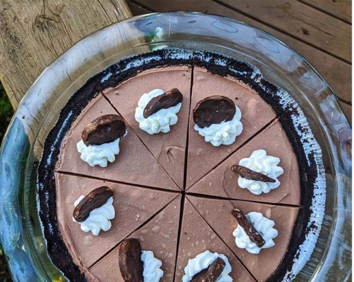 Chef Alyssa’s Kitchen’s Nutella Pie is available by the slice or the pie.