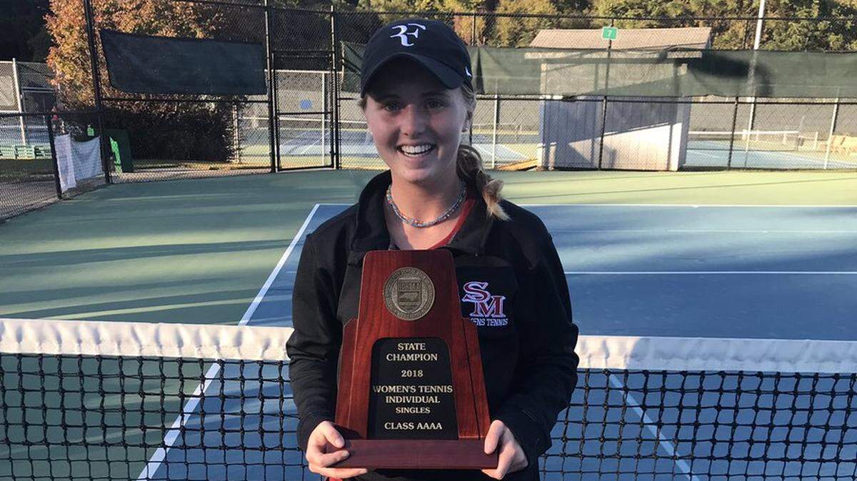 South Mecklenburg’s Jenna Thompson won the NCHSAA 4A state tennis title Sunday