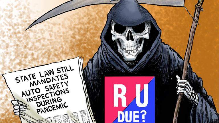 Kevin Siers cartoon: When is a safety inspection not safe?