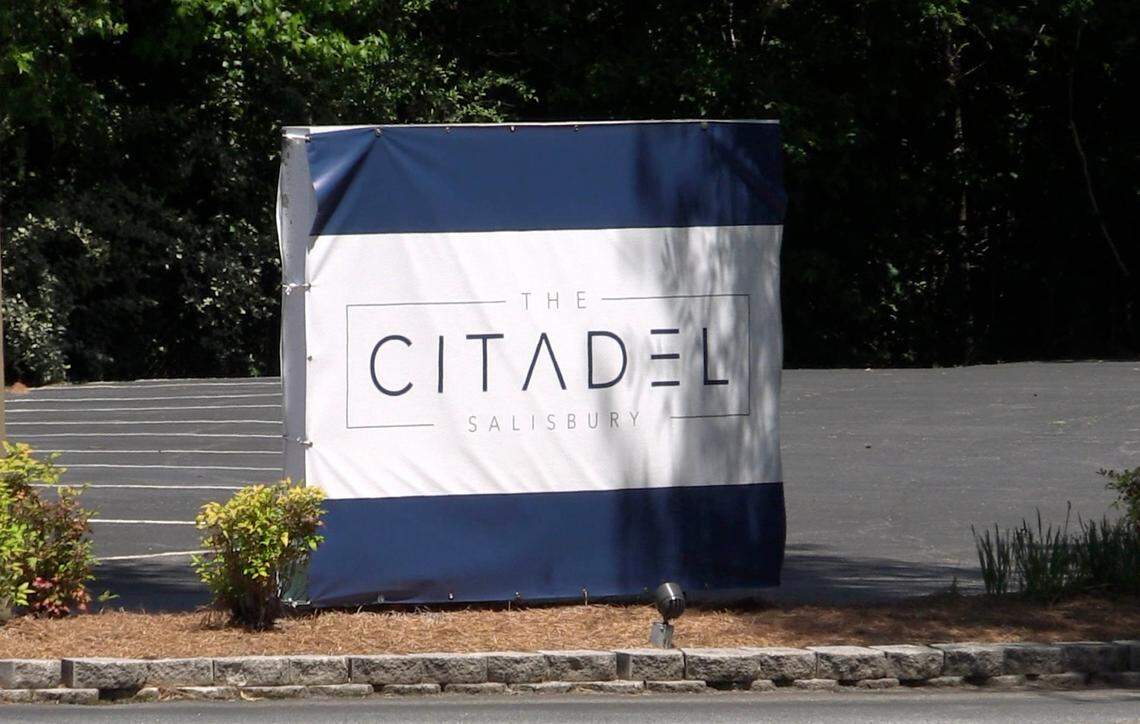 Facility sign in front of The Citadel Salisbury, home to the stateÕs worst nursing home cluster of the coronavirus disease. On Thursday, May 7, 2020