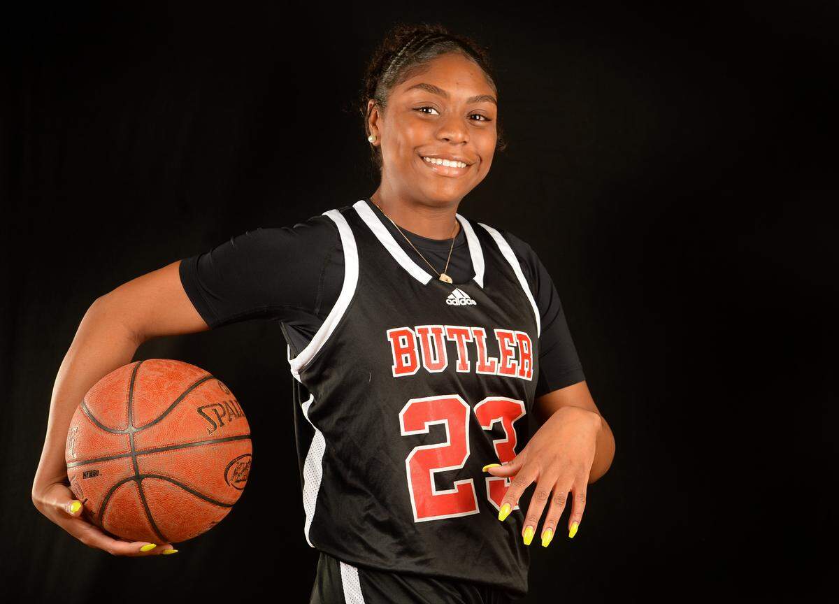 All-Observer defensive player of the year Brooklyn Saunders.