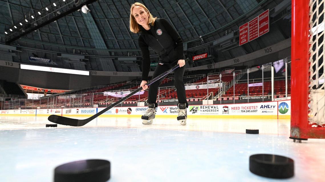Tera Black’s the driving force behind the Charlotte Checkers, helps keep dreams alive