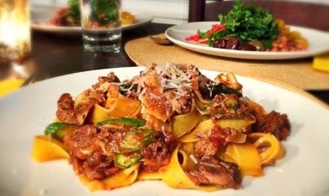 Chef Susanne Dillingham’s Pappardelle with Lamb Ragu.