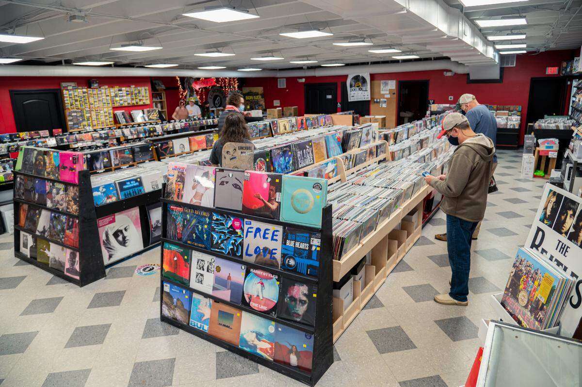 Record Store Day at Lunchbox Records on Sept. 26 included masks and COVID-19 social distancing. 