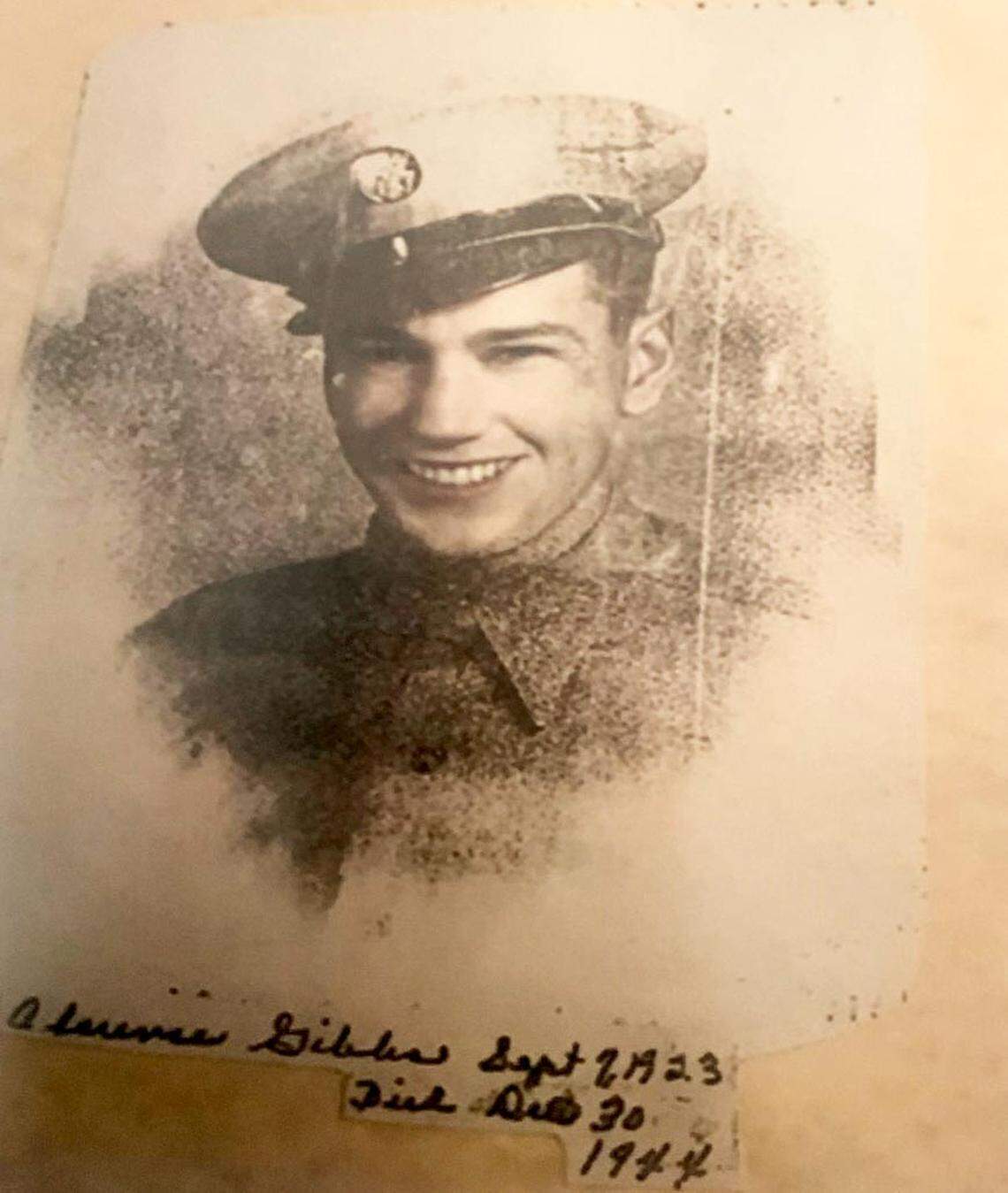 United States Army Air Forces Tech. Sgt. Clarence E. Gibbs.