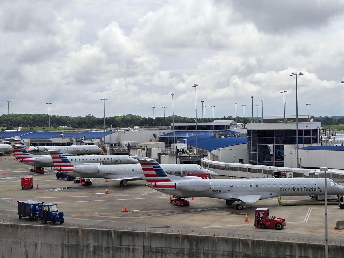 American Airlines is the largest provider of flights, at Charlotte Douglas International Airport. Major airports such as CLT could see impacts air traffic controller shortages due to the government shutdown. 