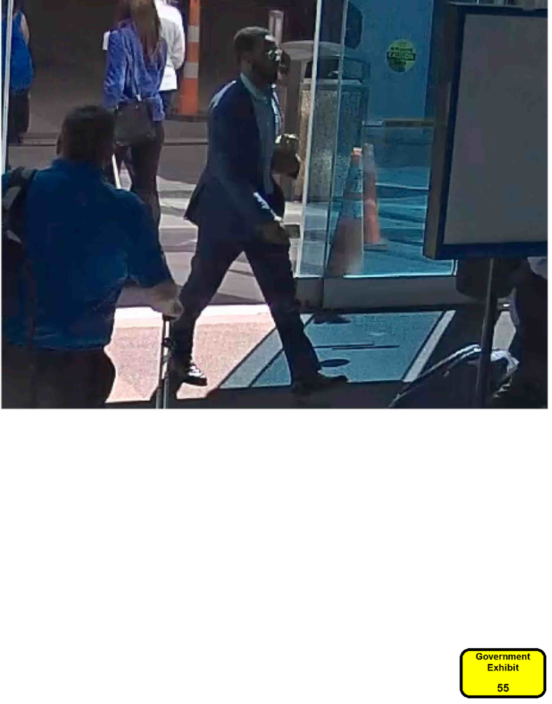 This image from surveillance video shows Michael Moore, a Liberian national, entering Charlotte Douglas International Airport in March 2018, not long before he was stopped at a security gate carrying $75,000 in cash. Prosecutors in Charlotte, NC, say he scammed from an elderly victim in nationwide “love scam.”