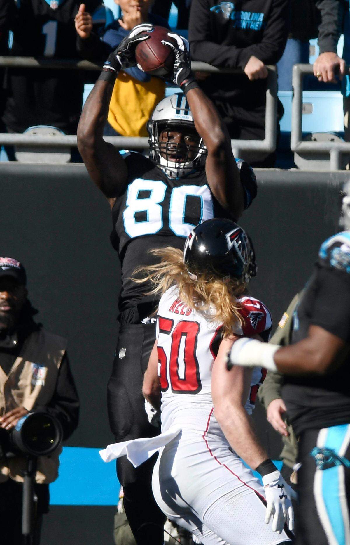 Carolina Panthers tight end Ian Thomas caught two touchdowns while filling in for an injured Greg Olsen last season, but has barely played this season while he continues getting healthy.