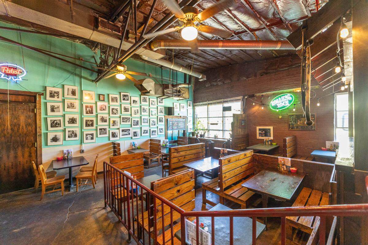 The dining area at Lupie’s Cafe.
