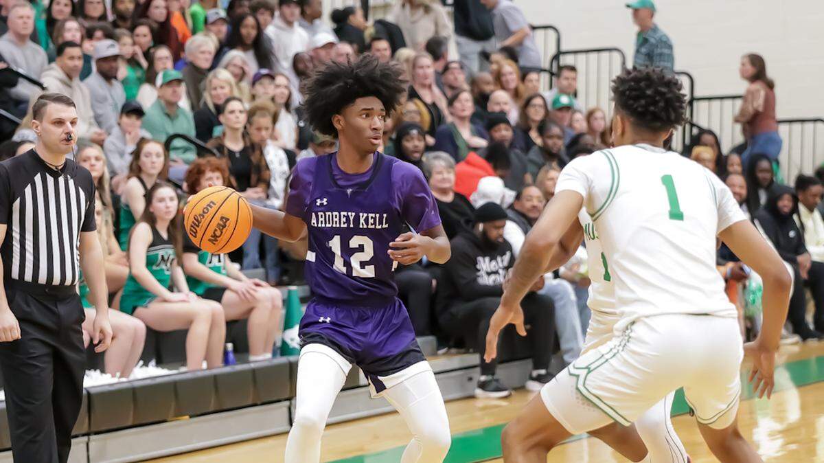 Ardrey Kell’s Brett Freeman, seen in file photo, led the Knights past Providence in the 2024-25 season-opener Friday.