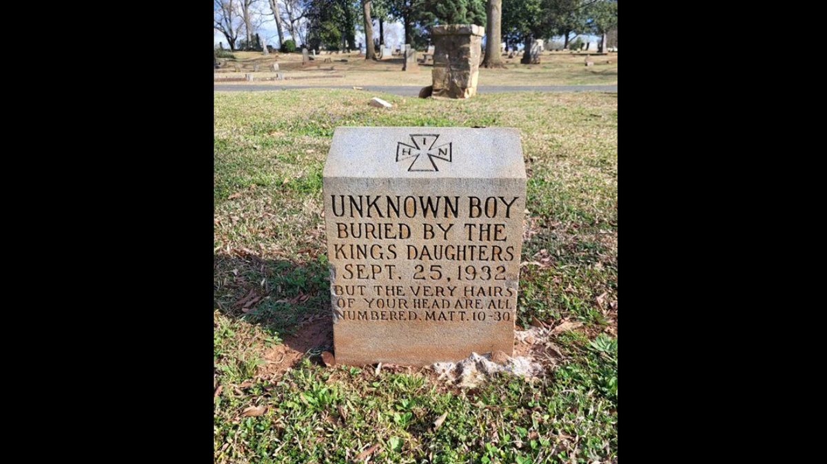 The “Mecklenburg Boxcar Boy” was buried as a John Doe in Historic Elmwood Cemetery in 1932, investigators say. 