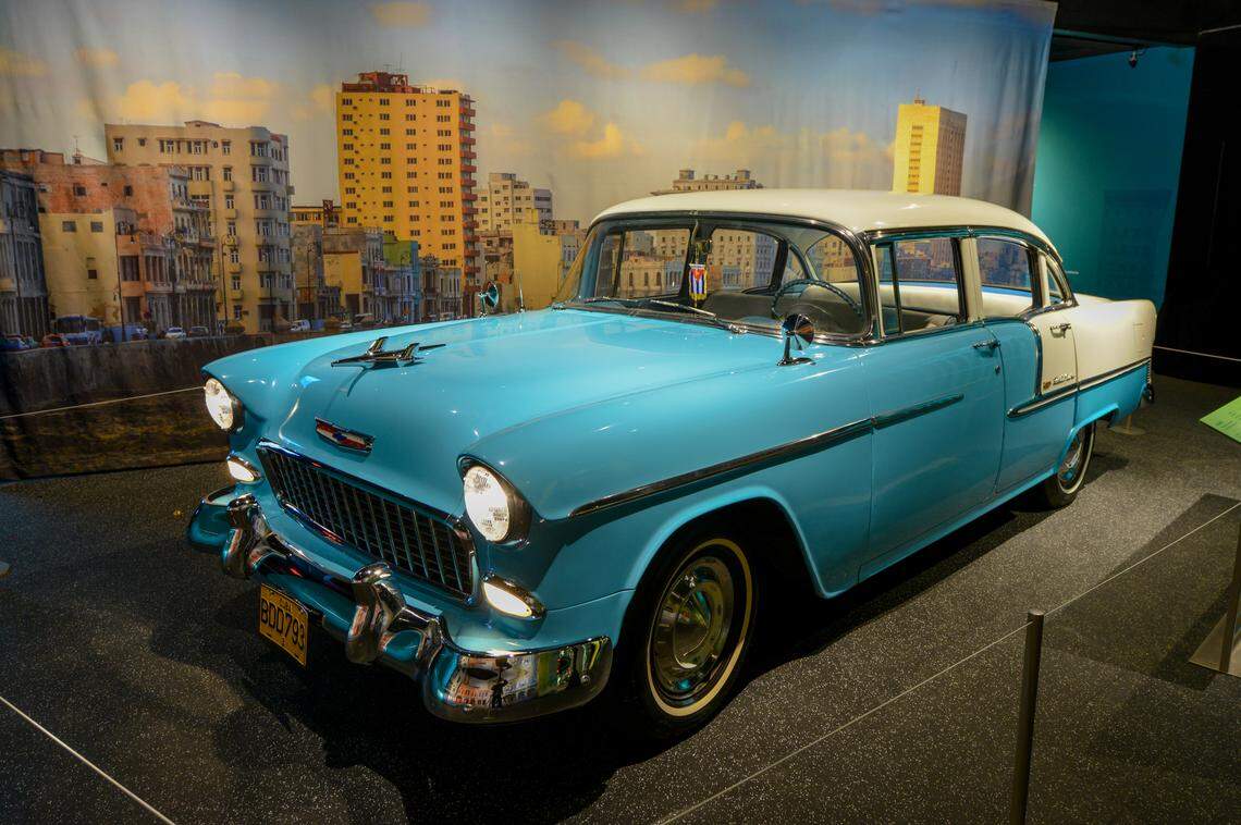 A Discovery Place exhibit on Cuba is opening Nov. 9 that will include an IMAX movie, Cuban-themed food and drink, gatherings with Charlotte’s Cuban community and a wide-ranging series of exhibits, such as this classic car. 