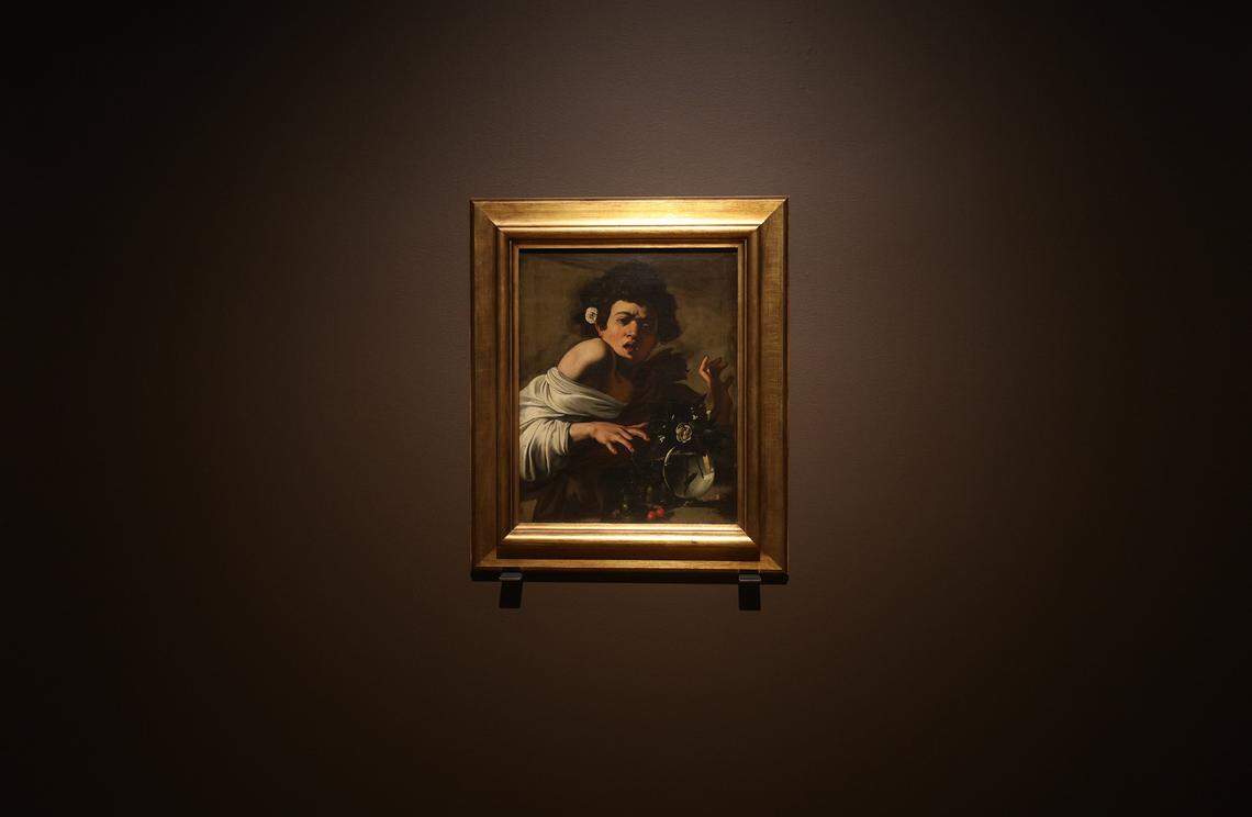 “Boy bitten by a lizard” is the centerpiece of Caravaggio's revolutionary chiaroscuro at Mint Museum Uptown in Charlotte with 40 paintings from the Roberto Longhi Foundationd on display from April 26 until October 25, 2026.