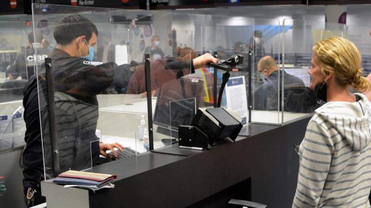 In 2021, U.S. Customs and Border Protection agents began using facial recognition software at Charlotte’s airport on passengers arriving from foreign countries, as seen here. In 2023, the TSA began testing facial recognition technology for domestic flights at 16 airports across the nation.