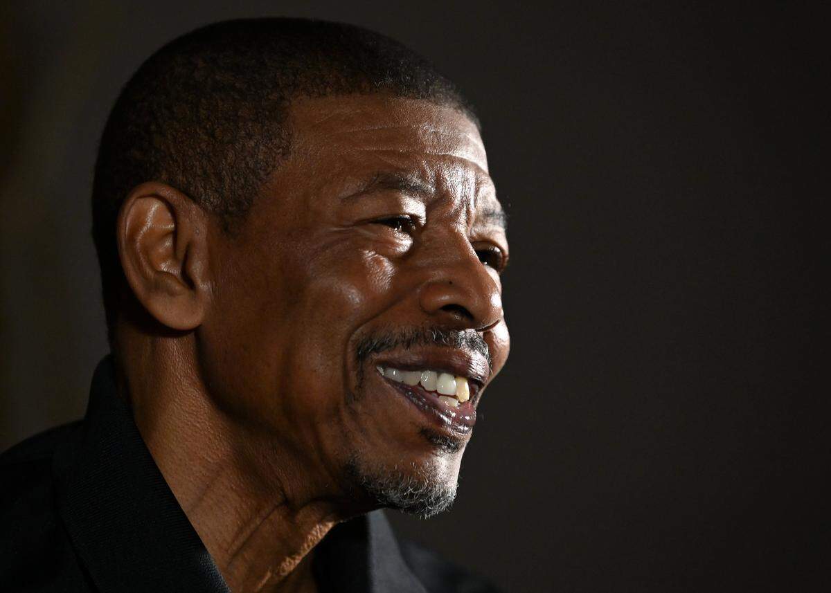 Former Charlotte Hornets guard Muggsy Bogues on Wednesday, March 18, 2026.