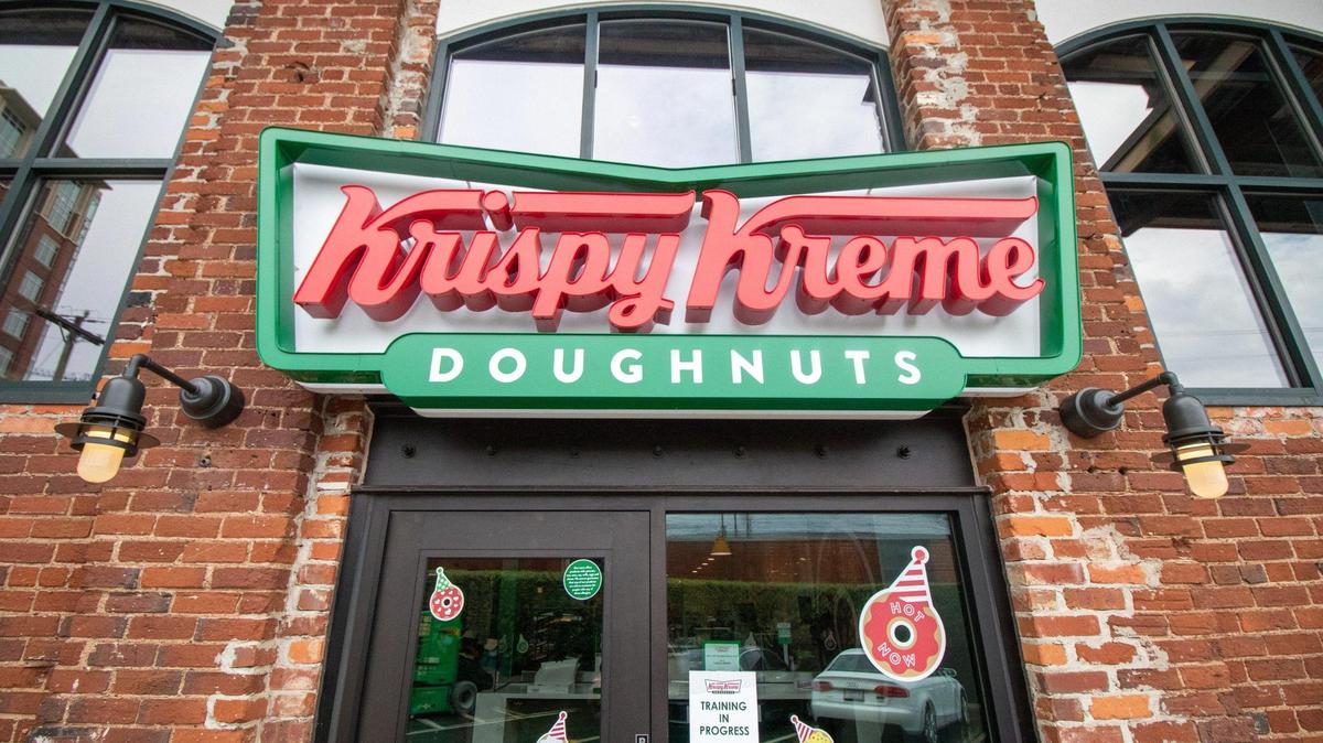 A new Krispy Kreme in Charlotte opened on Aug. 25. The doughnut chain will soon offer three new flavors featuring Twix bar pieces.