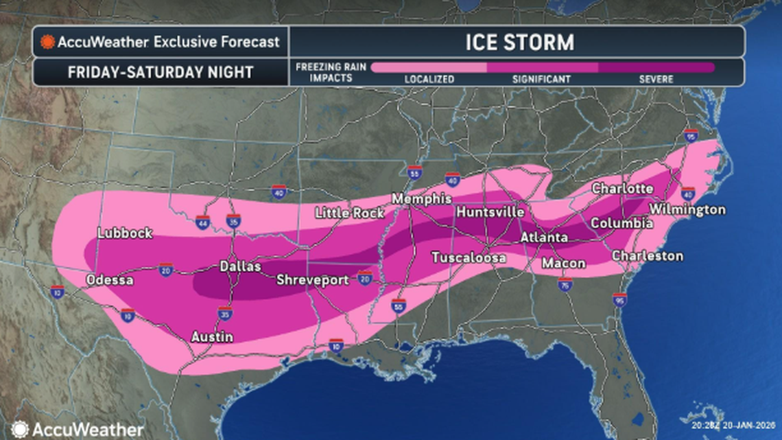 Rock Hill region faces growing chance winter storm will hit this weekend, NWS says