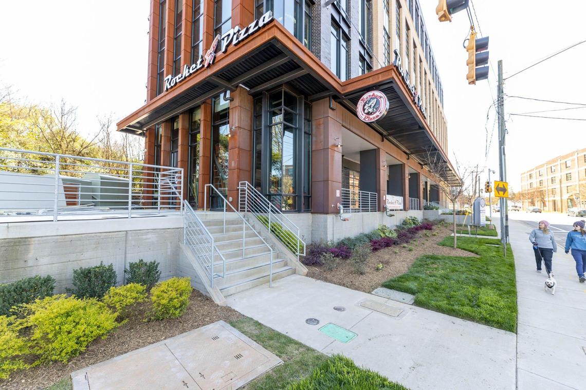 Rocket Pizza’s location at 1213 Morehead St., was open for less than a year.