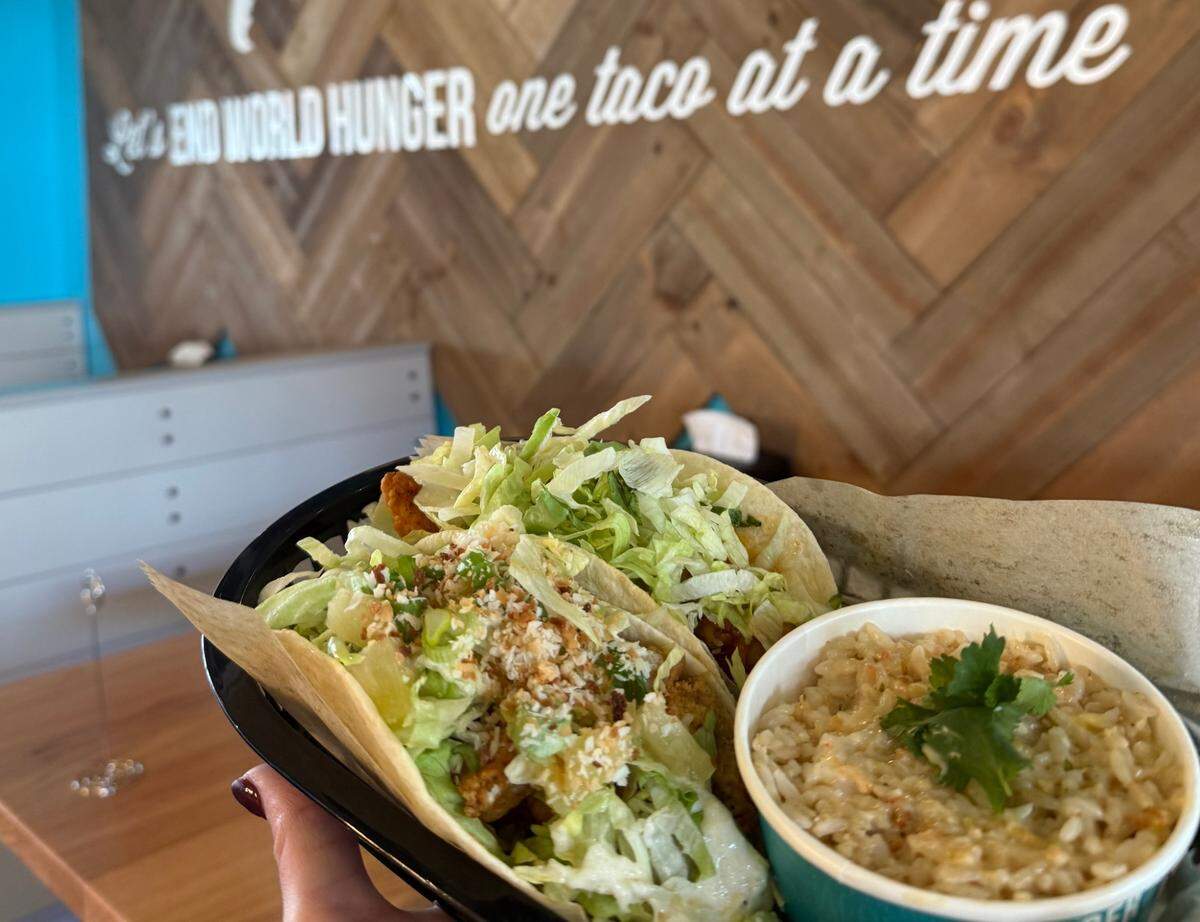 At Tacos 4 Life, every meal you purchase helps feed a child in need.