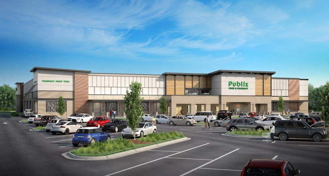 Publix, based in Lakeland, Florida, will anchor Cadia Matthews by developer Pappas Properties with a 50,000-square-foot store.