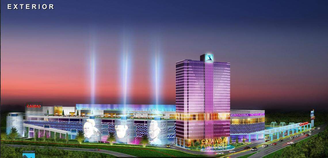 This rendering shows Two Kings Casino Resort, which is under construction in Kings Mountain, NC.