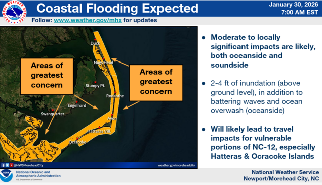 Outer Banks forecast: heavy snow and dangerous winds ahead | Raleigh ...