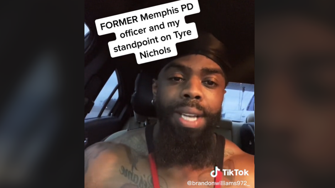 A former Memphis Police Department officer spoke out on TikTok after the killing of Tyre Nichols.