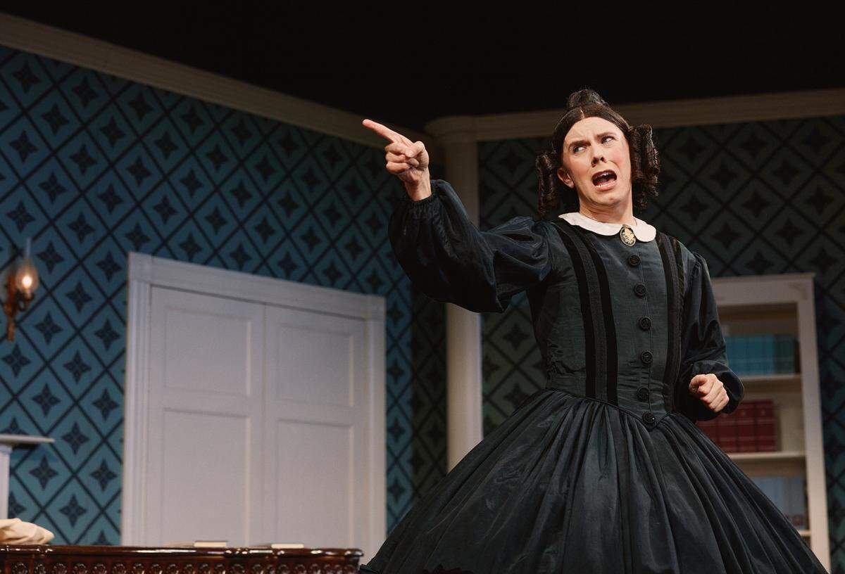 Cole Escola, the author and title star on Broadway, makes a point in his dark comedy “Oh, Mary!”