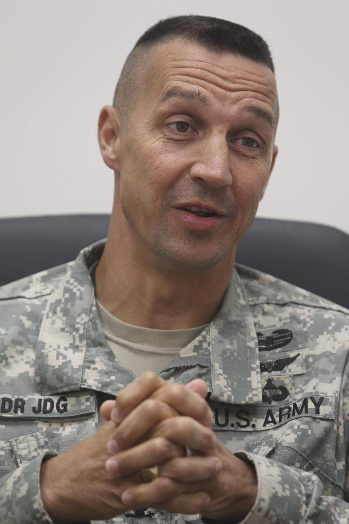 Bogdan, photographed by the Miami Herald in 2012, during his first year at Guantánamo Bay. In a statement delivered via Twitter’s messaging platform, an unidentified individual representing the Coalition to Remove John Bogdan told the Observer: “His position in higher level administration on campus, especially his control over the police force and other potentially punitive offices, poses a direct threat to all members of our community that identify as People of Color and even more specifically Muslim, South West Asian, and North African students, faculty, or staff.”