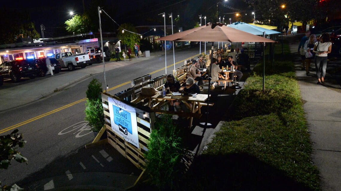 New, safer way to dine: Charlotte adds outdoor StreetEats with restaurants in Plaza Midwood