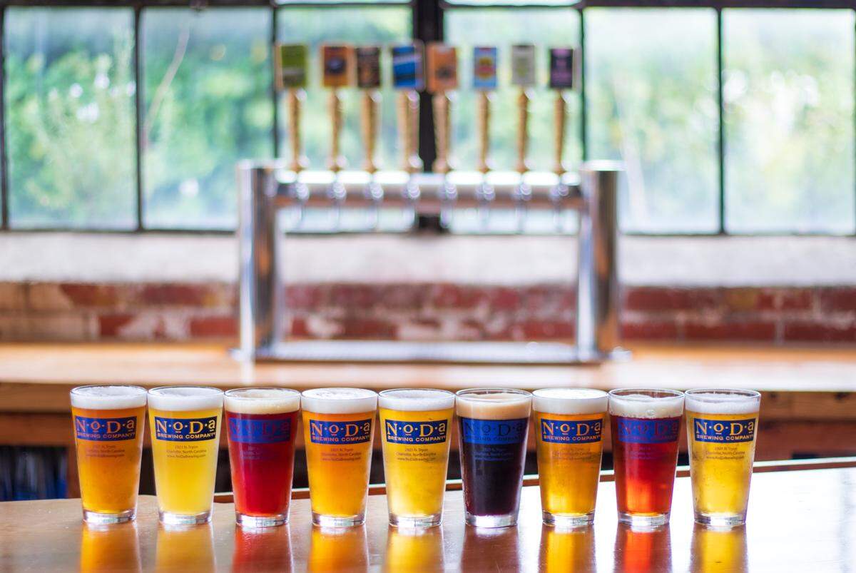 Atrium Health was hosting a vaccine pop-up at NoDa Brewing Company’s North End taproom Thursday night from 6:30 p.m. to 9 p.m.