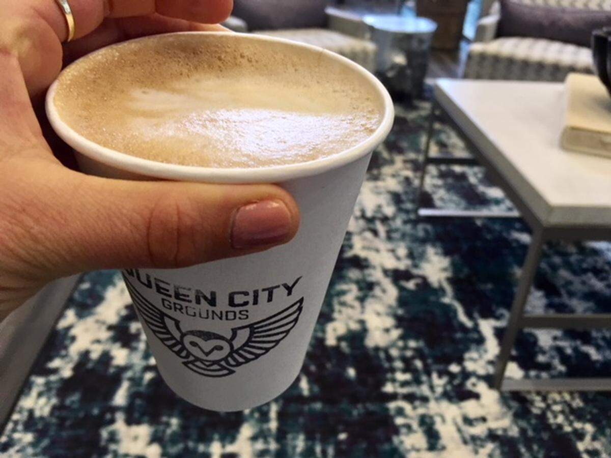 Queen City Grounds mocha.