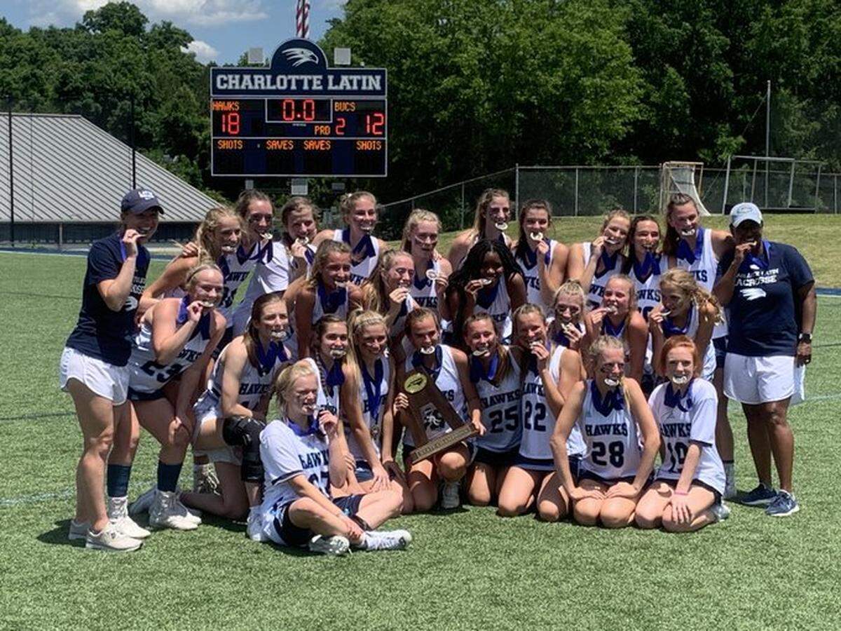 Charlotte Latin’s state championship lacrosse team